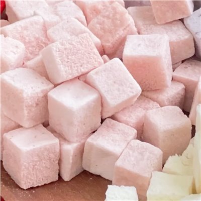冷凍乾燥 草莓羊奶凍 Strawberry Goat Milk Cube