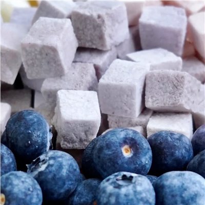 冷凍乾燥 藍莓羊奶凍 Blueberry Goat Milk Cube