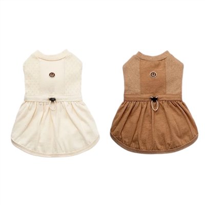 Organic cotton guinea cotton dress ｜有機棉抽繩洋裝