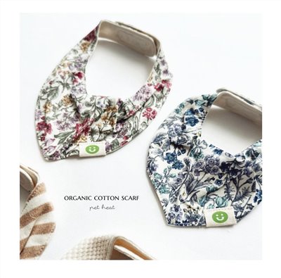 organic cotton scarf ｜有機棉領巾 / 碎花條紋