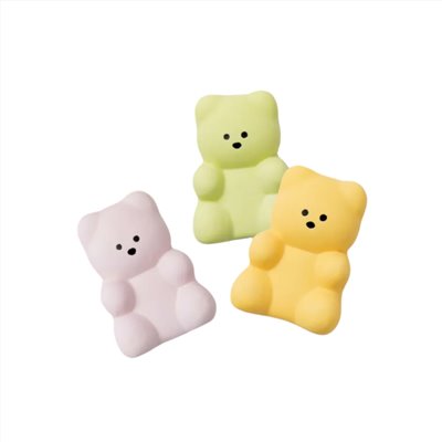 BITE ME QQ小熊(3入組)｜乳膠玩具