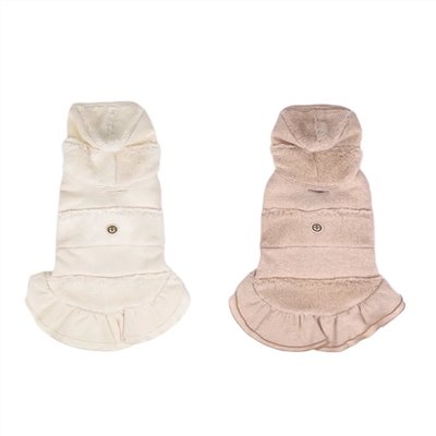 Organic cotton wool brushed hooded ddress｜有機棉羊毛刷絨連帽洋裝