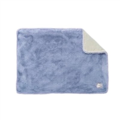 Premium soft plush double-sided blanket ｜高級柔質絨毛雙面毯 藍