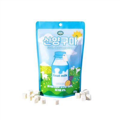 ✦有機山羊奶&甘薯✦鮮奶金磚凍乾酥《韓國 JeJu Kang》