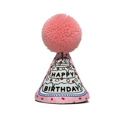 pompomhat |  絨球派對帽  生日款 
