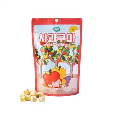 ✦金蘋果&甘薯✦鮮果金磚凍乾酥