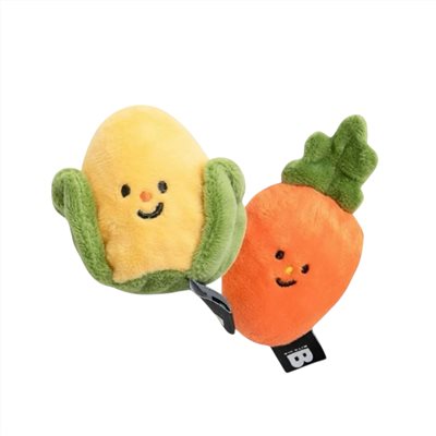 BITE ME 蔬菜球 玉米&紅蘿蔔 (2入)｜造型玩具