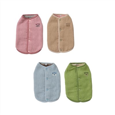 毛絨雙面穿背心