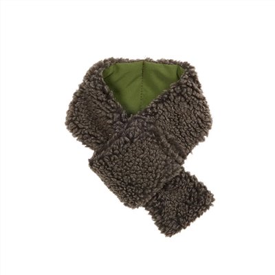 BOA FLEECE SCARF  |   簡約毛絨雙面圍巾 ／綠 